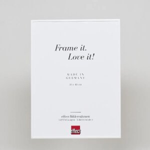 Efektný hliníkový rám na obrazy Quadro 30x40 cm biele antireflexné sklo MDF