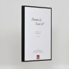 Efektný hliníkový rám na obrazy Quadro 35x100 cm s čiernym antireflexným sklom