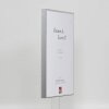 Efektný hliníkový rám na obrazy Quadro 35x100 cm strieborný s vysokým leskom a antireflexným sklom