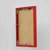 Efektný hliníkový obrazový rám Quadro 40x60 cm červené antireflexné sklo MDF zadný panel