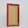 Efektný hliníkový obrazový rám Quadro 40x60 cm červené antireflexné sklo MDF zadný panel