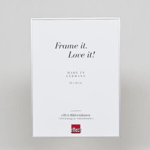 Efektný hliníkový rám na obrazy Quadro 60x60 cm strieborné antireflexné sklo