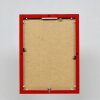 Efektný hliníkový rám na obrazy Quadro 60x60 cm červené antireflexné sklo