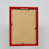 Efektný hliníkový rám na obrazy Quadro 60x60 cm červené antireflexné sklo