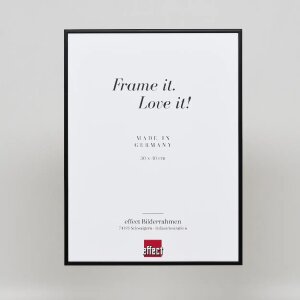Efektný hliníkový rám na obrazy Quadro 60x60 cm s čiernym antireflexným sklom
