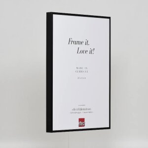 Efektný hliníkový rám na obrazy Quadro 60x60 cm s čiernym antireflexným sklom