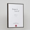 Efektný hliníkový rám na obrazy Quadro 60x60 cm bronzové antireflexné sklo