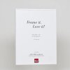 Efektný hliníkový rám na obrazy Quadro 59,4x84,1 cm s bielym antireflexným sklom
