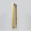 Efektný hliníkový rám obrazu Quadro 62x93 cm zlaté antireflexné sklo MDF zadný panel