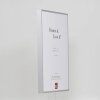Efektný hliníkový rám obrazu Quadro 30 5x91 5 cm strieborné antireflexné sklo