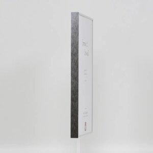Efektný hliníkový rám na obrazy Quadro 61x91 5 cm strieborný s vysokým leskom a antireflexným sklom