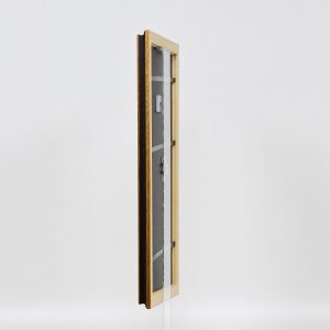 Efekt drevený rám profil 21 orech hnedý 62x93 cm antireflexné sklo