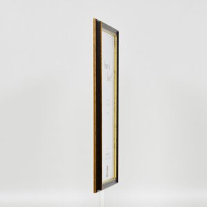 Efekt drevený rám profil 21 orech hnedý 62x93 cm antireflexné sklo