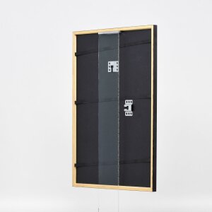 Efekt drevený rám profil 23 orech hnedý 25x35 cm antireflexné sklo