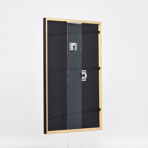 Efekt drevený rám profil 23 orech hnedý 25x35 cm antireflexné sklo