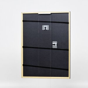Efektný drevený rám profil 23 zelený 25x50 cm antireflexné sklo