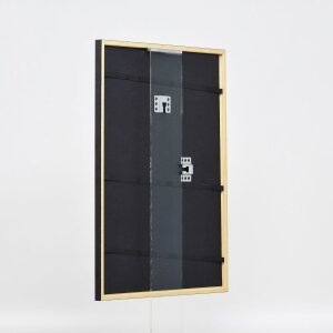 Efektný drevený rám profil 23 zelený 25x50 cm antireflexné sklo