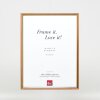 Efektný drevený rám profil 23 svetlohnedý 25x50 cm antireflexné sklo