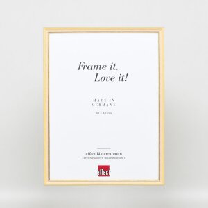 Efektný rám z masívneho dreva profil 25 žltý 35x50 cm antireflexné sklo