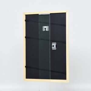 Efektný drevený rám profil 32 zelený 25x60 cm antireflexné sklo