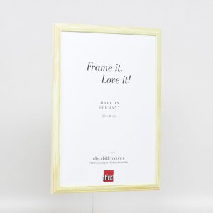 Efektný drevený rám profil 32 zelený 25x60 cm antireflexné sklo