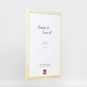 Efektný drevený rám profil 32 zelený 25x60 cm antireflexné sklo