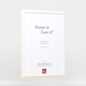 Efektný drevený rám profil 32 biely 27x48 cm antireflexné sklo