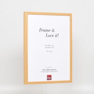 Efektný drevený rám profil 35 dub 20x25 cm antireflexné sklo