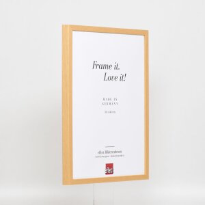 Efektný drevený rám profil 35 dub 20x25 cm antireflexné sklo