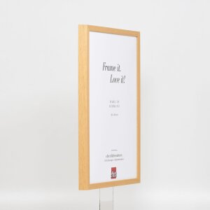 Efektný drevený rám profil 35 dub 20x25 cm antireflexné sklo