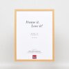 Efektný drevený rám profil 35 dub 20x25 cm antireflexné sklo