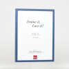Efektný drevený rám profil 35 modrý 25x70 cm antireflexné sklo