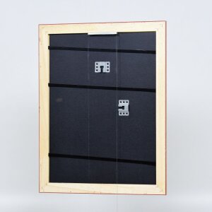 Efekt drevený barokový rám profil 37 antická strieborná 25x60 cm antireflexné sklo