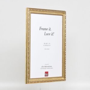 Efekt drevený barokový rám profil 37 antická strieborná 25x60 cm antireflexné sklo
