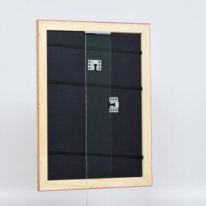 Efekt drevený barokový rám profil 37 antická strieborná 50x75 cm antireflexné sklo