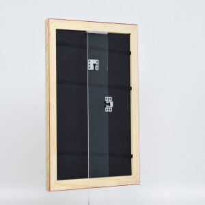 Efekt drevený barokový rám profil 37 antická strieborná 50x75 cm antireflexné sklo