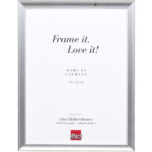 Effect Holz-Bilderrahmen Profil 41 Silber 50x50 cm...
