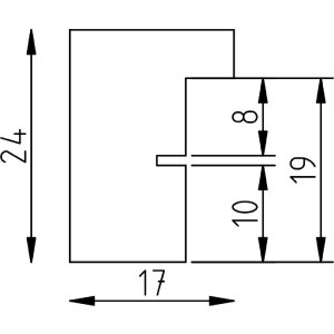 Effect fotorámik z dreva Profil 42 s antireflexným sklom, stříbrný, 7x10 cm