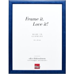 effect Holz-Bilderrahmen Profil 43 royalblau 25x38 cm...