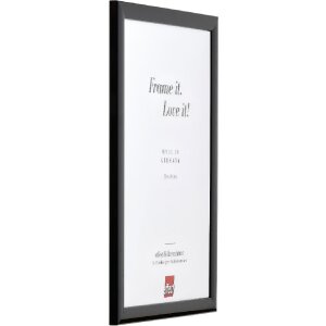 Effect Drevený fotorámik Profil 43 čierny lesklý 25x38 cm s antireflexným skлом