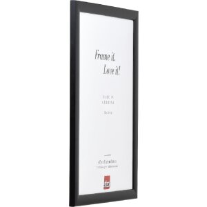 effect Holzbilderrahmen Profil 43 schwarz 59,4x84,1 cm mit Antireflexglas