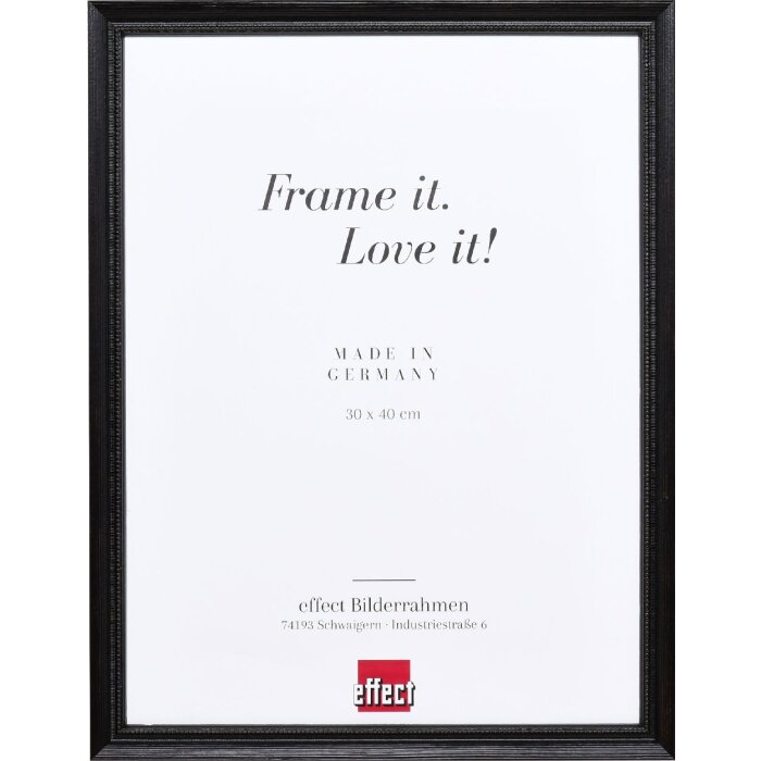 Effect Drevený fotorámik Profil 48 Čierny 10x10 cm antireflex