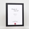 Efektný drevený obrazový rám profil 55 čierny 24x30 cm antireflexné sklo