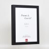 Efektný drevený obrazový rám profil 55 čierny 24x30 cm antireflexné sklo