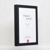 Efektný drevený obrazový rám profil 55 čierny 24x30 cm antireflexné sklo