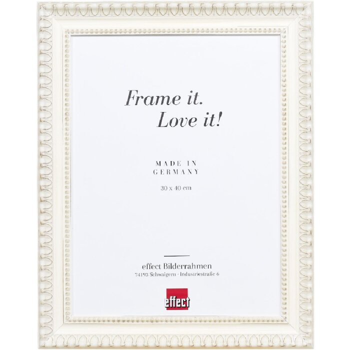 Effect Profil 56 Drevený fotorámik 40x60 cm biely antireflexný