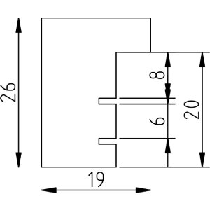 effect Holzrahmen Profil 58 weiß 50x100 cm mit Antireflexglas