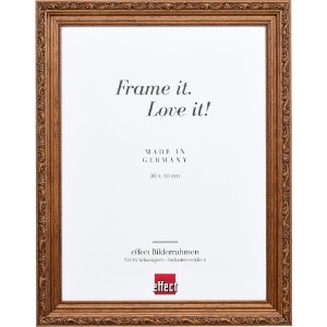 Effect Holzrahmen Profil 63 Barock braun 24x30 cm mit...