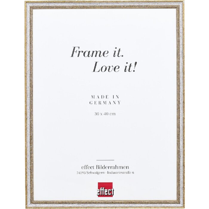 effect Fotorámik Drevený Profil 66 biely 27x48 cm