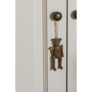 Prívesok medveď hnedý so srdcom